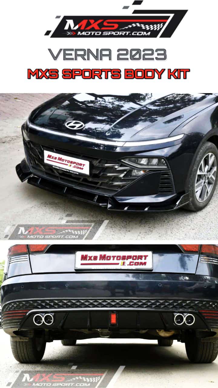 MXS4176 Sport Diffuser Body for Hyundai Verna 2020+