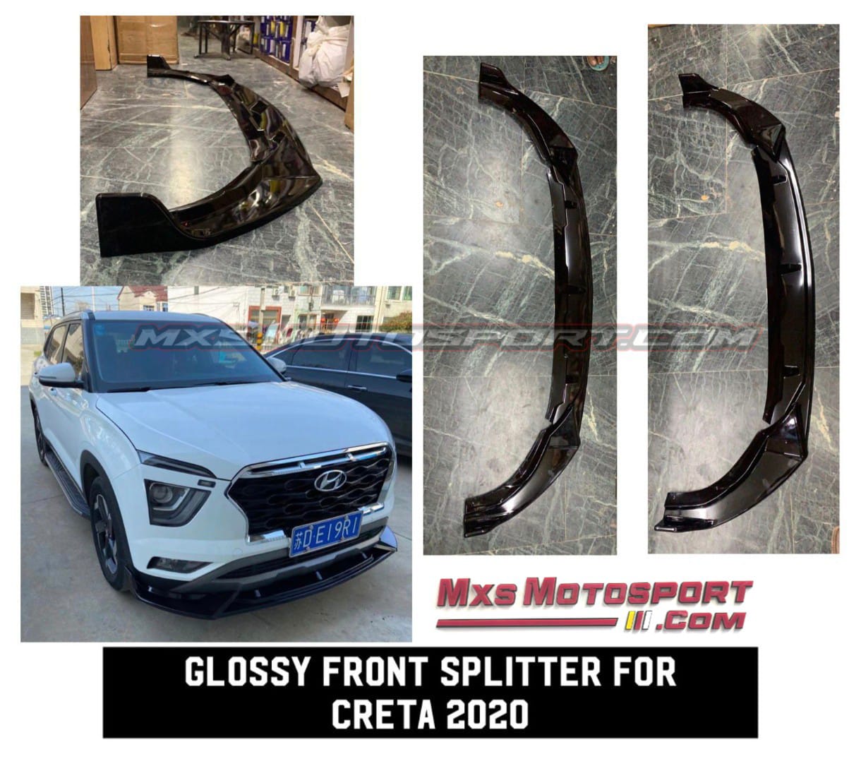 MXS4325 Front Splitter Hyundai creta 2020-23