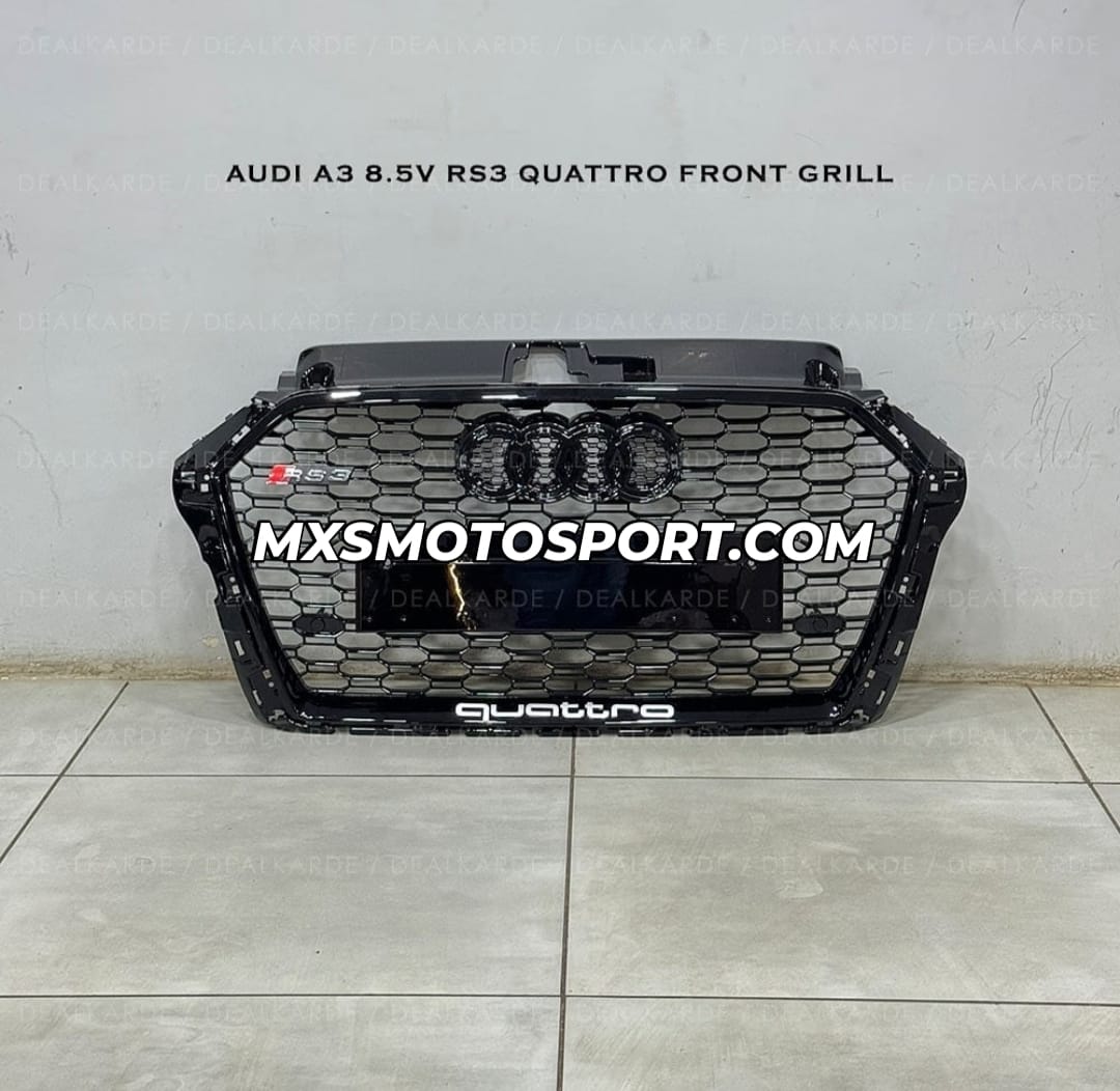 MXS34461 RS-Style Quattro Front Grille for Audi A3 8V / 8.5V