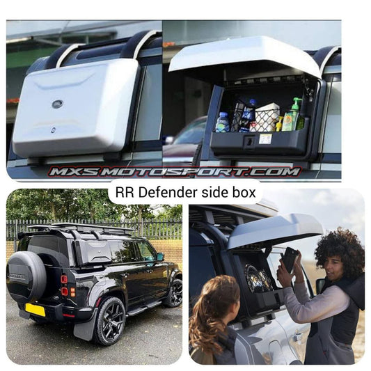 MXS3802 Roof Luggage Cargo Carrier For Land Rover Defender ! Exterior Side Mounted Gear Box Carrier
