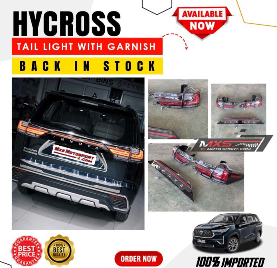 MXS4051 LED Tail Lights For Toyota Innova Hycross with Matrix Series