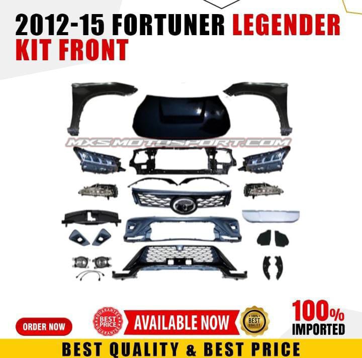 MXS4055 Toyota Fortuner Front Conversion kit 2012 to 2021 Facelift in Legender