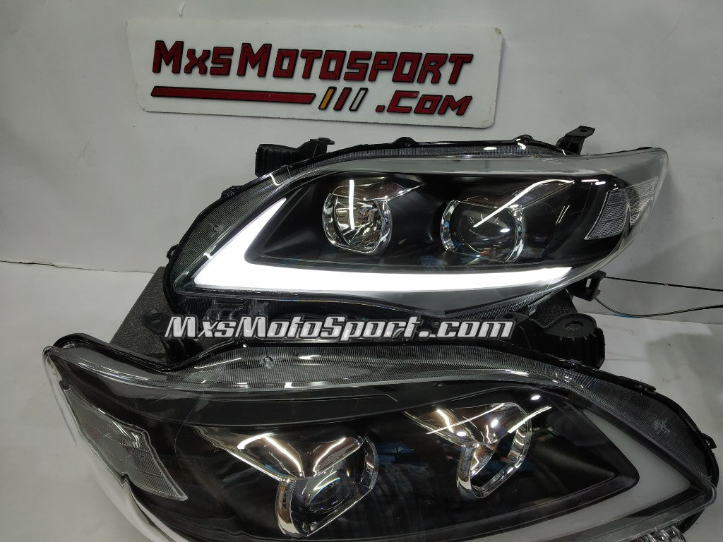 MXS4122 Styling Head lamp light for Toyota Corolla Headlights 2011-2013 Altis LED Projector Headlight LED DRL Hid Bi Xenon