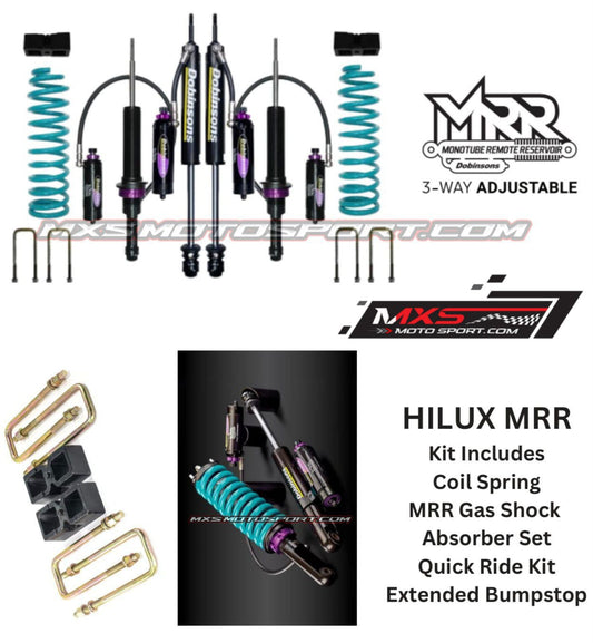 MXS4124 Dobinsons 2.0" to 3.0" MRR 3-Way Adjustable Lift Kit for Toyota Hilux