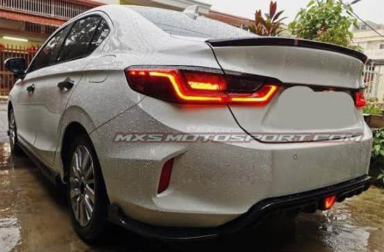 MXS4146 Rear Bumper Lip LED Diffuser For Honda City 2020+