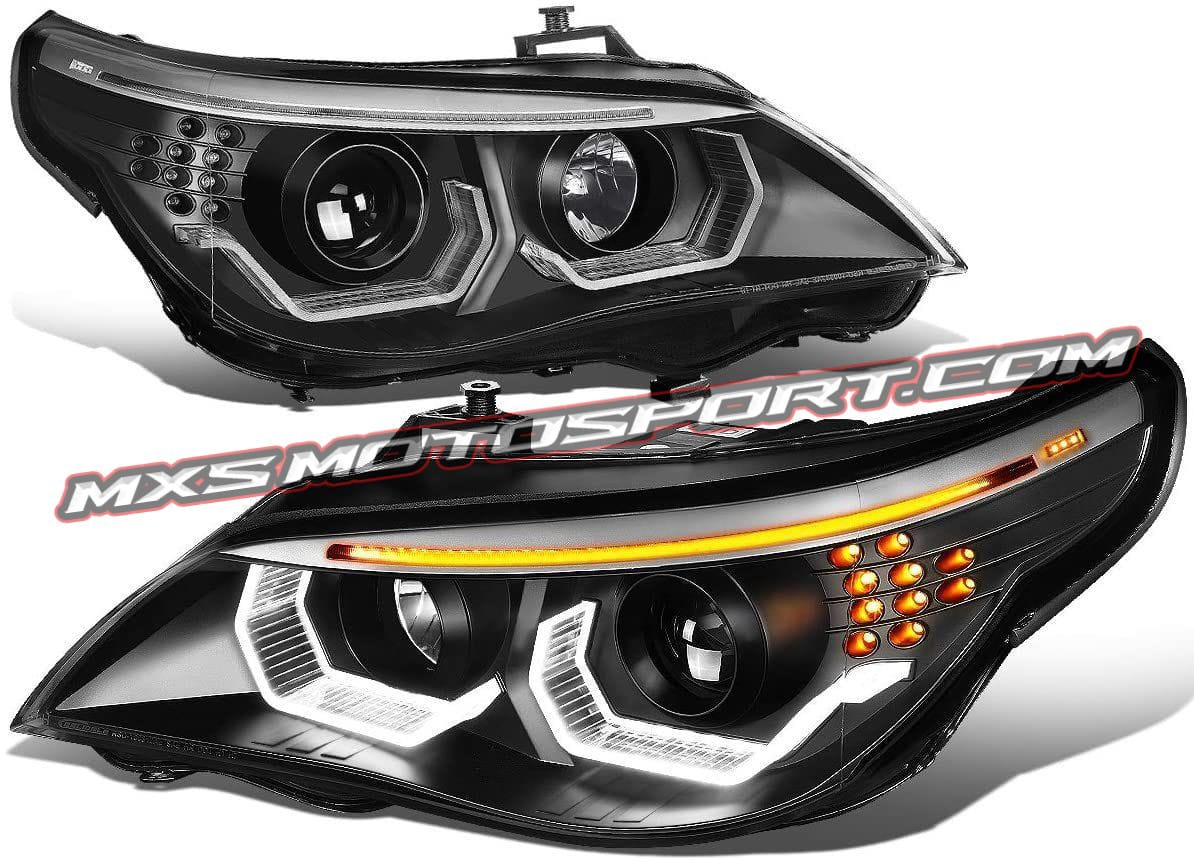 MXS4162 3D LED Projector Headlights For BMW 3 Series E60 2003-2010