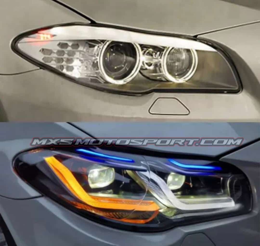 MXS4182 LED Headlights For BMW 5-Series F10 F18 2014-2017 Sequential Front Lamp