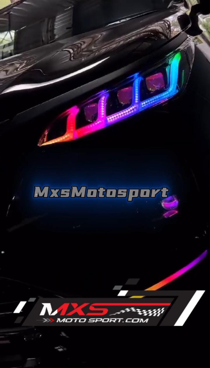 MXS4211 LED Projector Headlights For Toyota Fortuner Legender (APP Controlled)