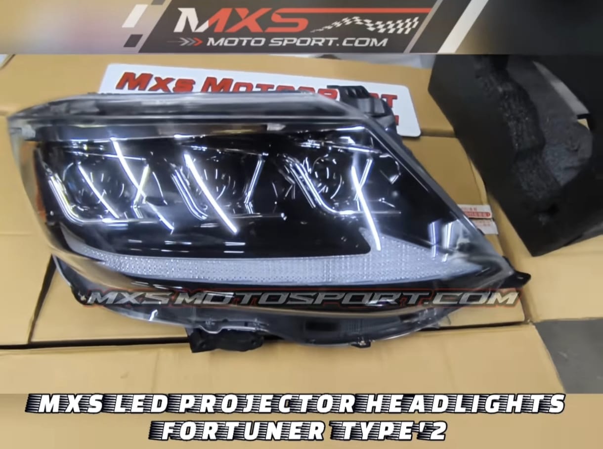 MXS4270 TRI LENS LED Projector Headlights Toyota Fortuner Lexus Inspired