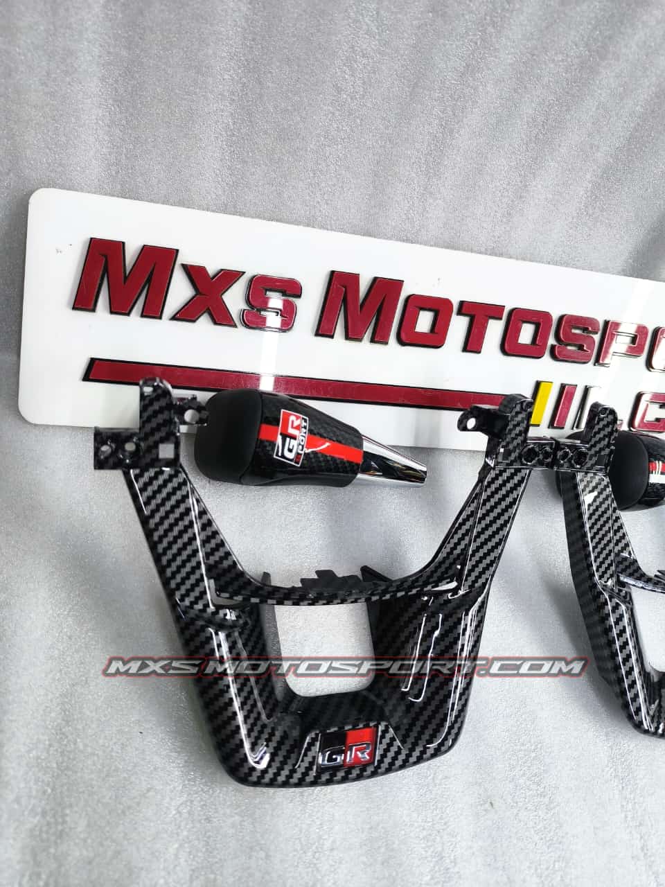 MXS4329 Carbon GR Steering Trim with GR Gear Knob For Toyota Fortuner / Hilux