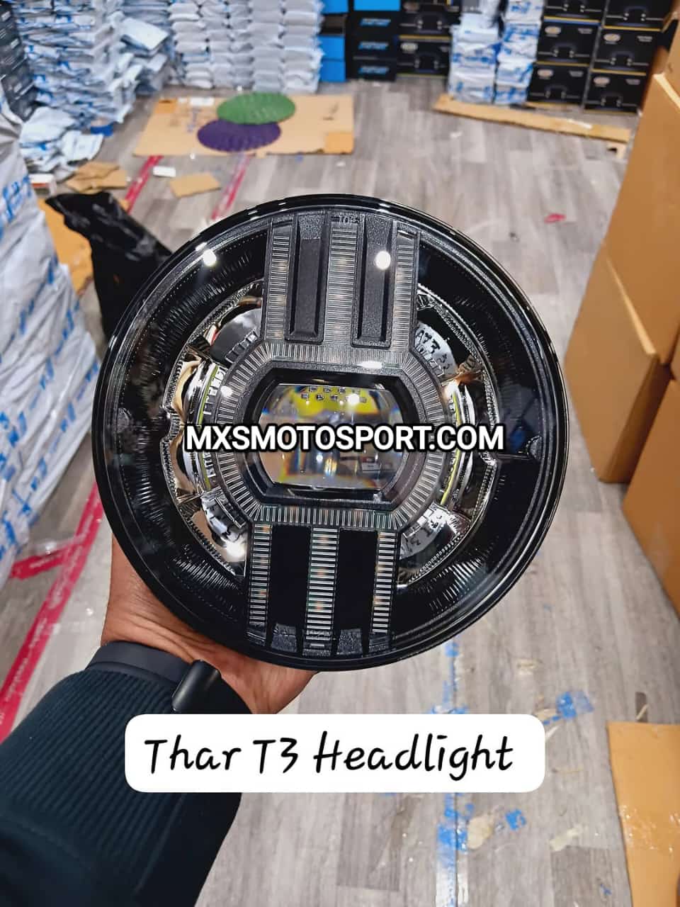 MXS4348 LED Projector Headlights For Mahindra Thar Jeep Wrangler