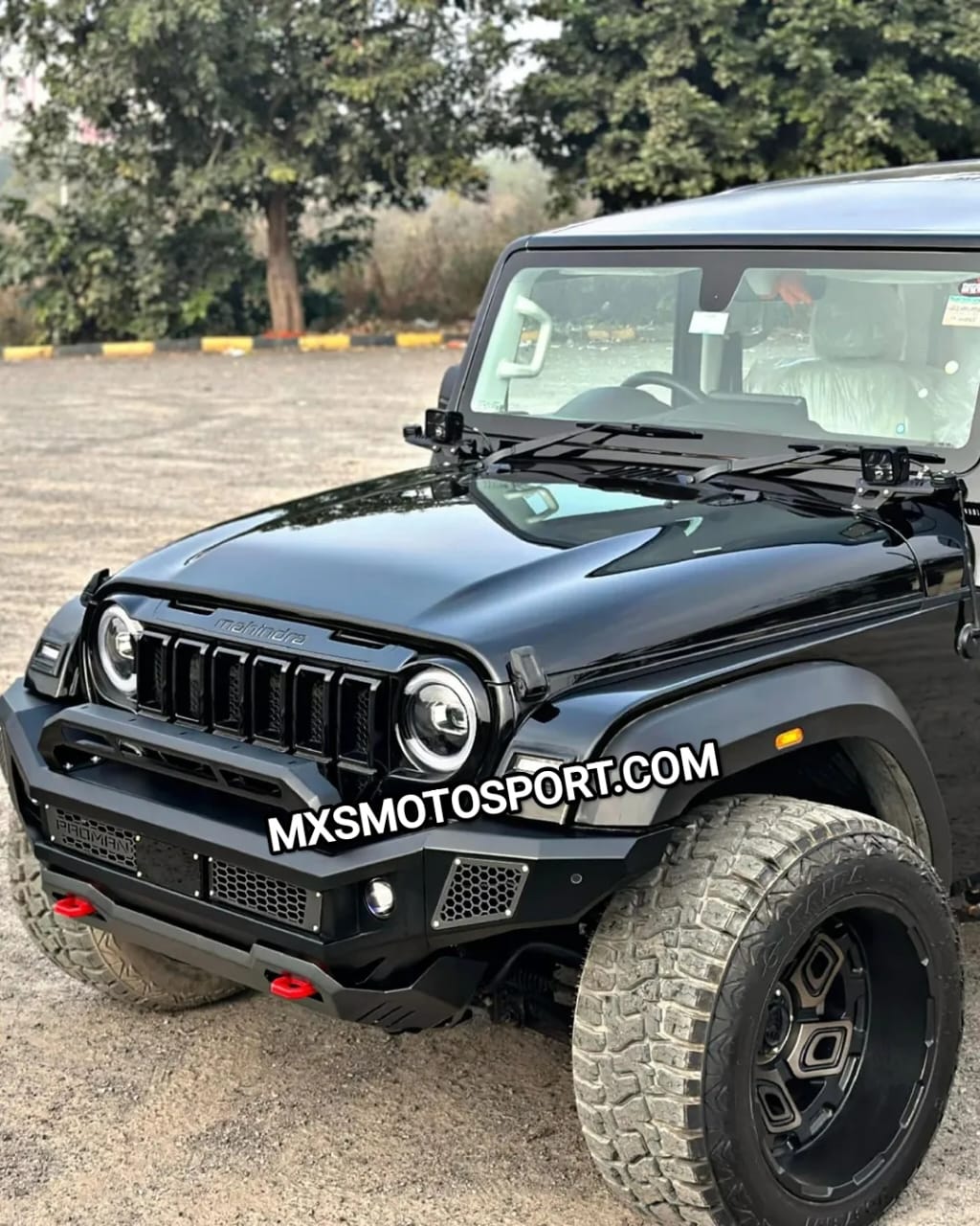 MXS4350 PROMAN Metal Bumper Mahindra Thar with Engine Shield