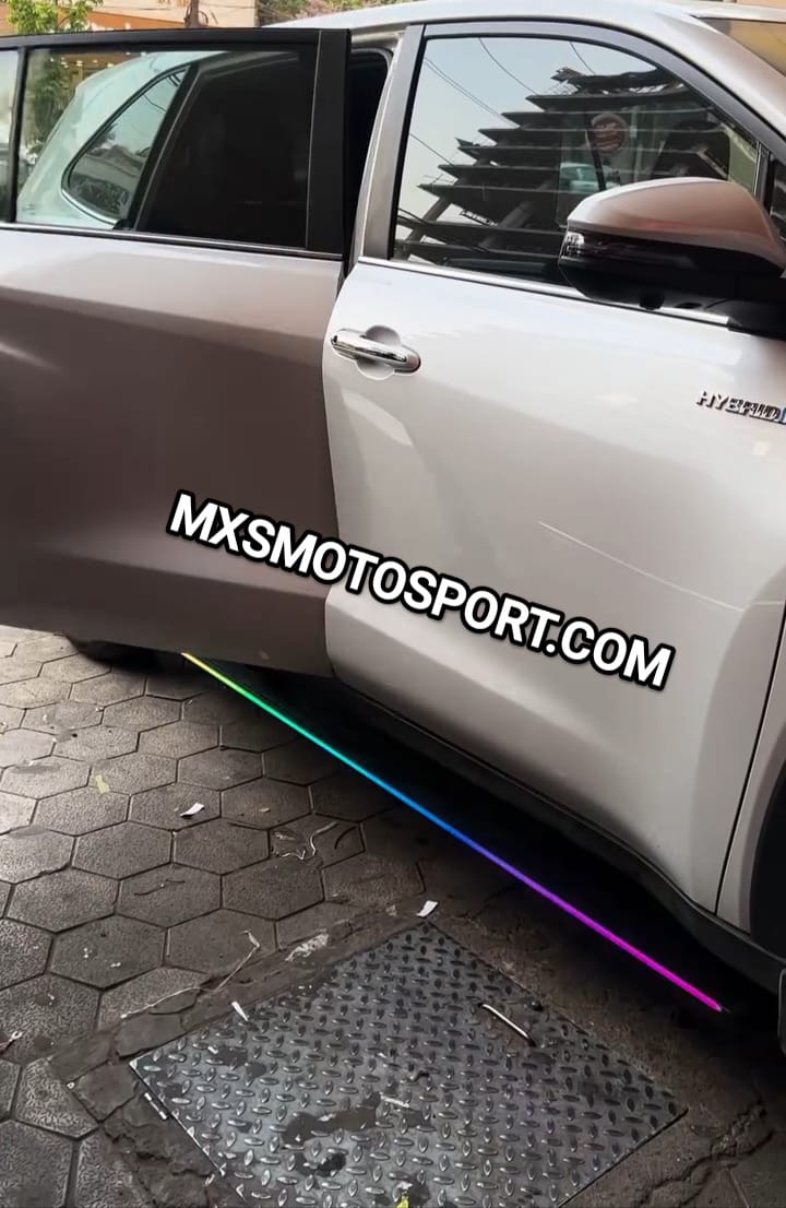 MXS4352 Electric Side Steps For Toyota Innova Hycross with RGB Light (APP Controlled)