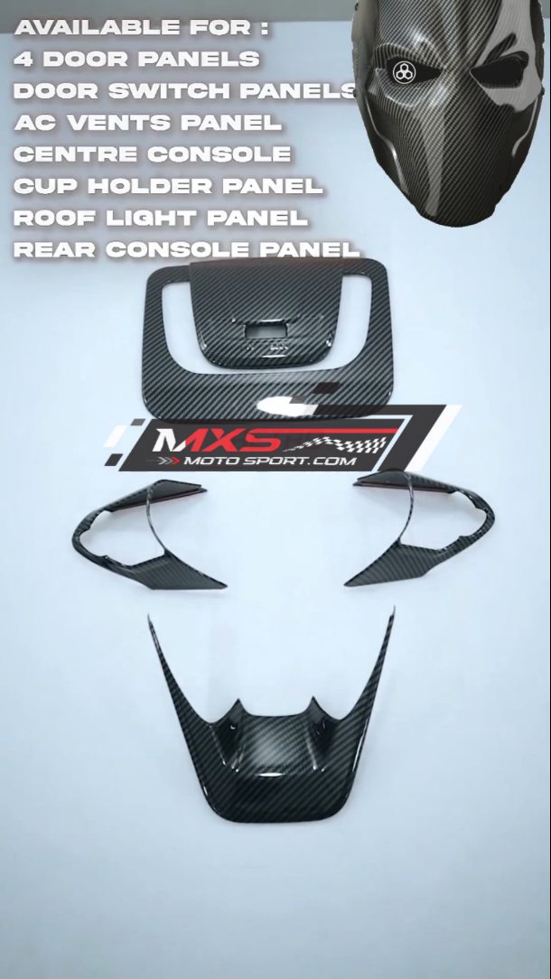 MXS4356 Toyota Innova Hycross Carbon Interior Trim Panels