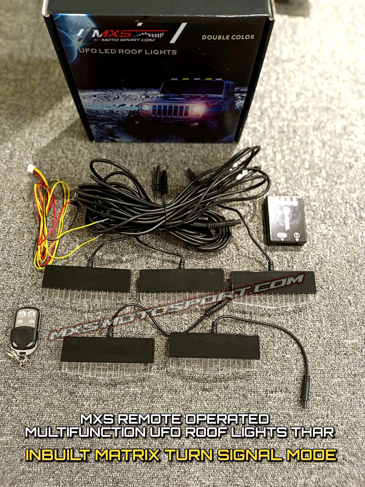 MXS4361 Remote Operated Multifunction UFO Roof Lights For Mahindra THAR / THAR ROXX