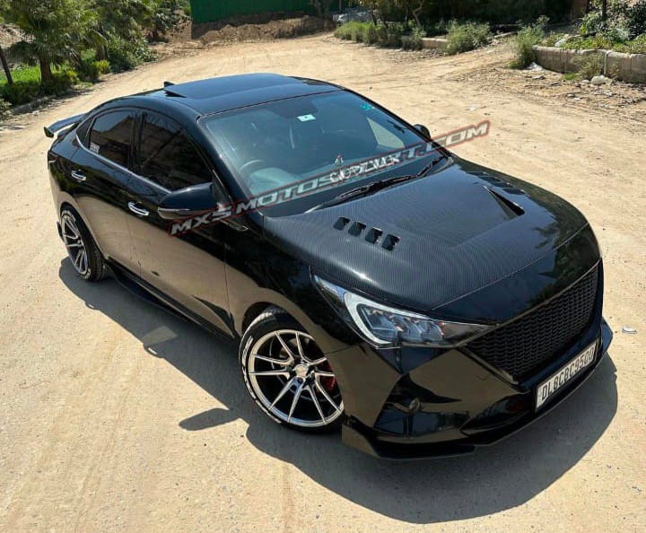 MXS4366 Performance Monster Hood Custom Aero Bonnet For New Hyundai Verna