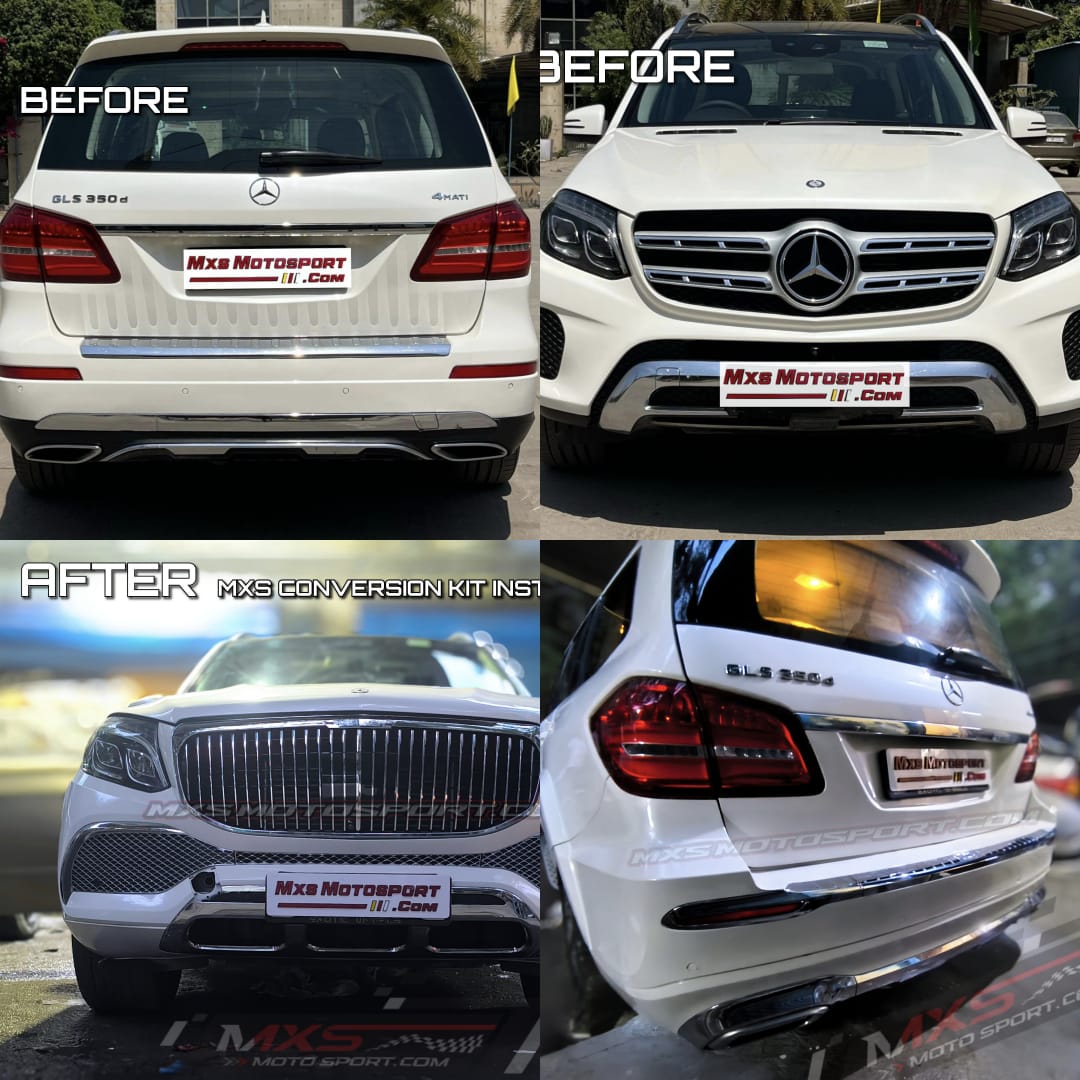 MXS4381 Mercedes GLS to Maybach Conversion Body Kit Aftermarket Kit for Benz 2018