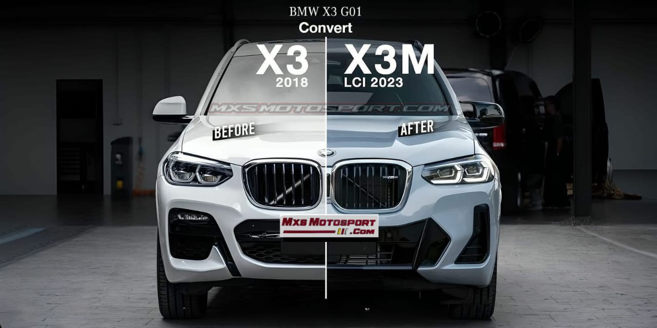 MXS4415 BMW X3 G01 Convert / BMW X3 2018 to BMW X3M LCI 2023 Aftermarket Kit