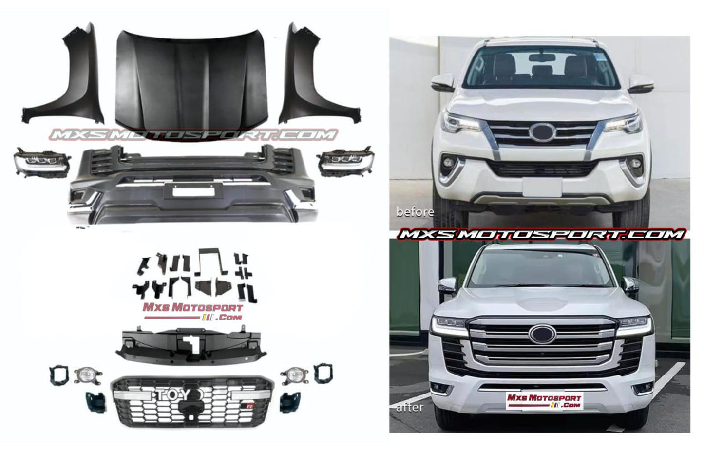 MXS4431 Toyota Fortuner To LC300 Conversion Kit