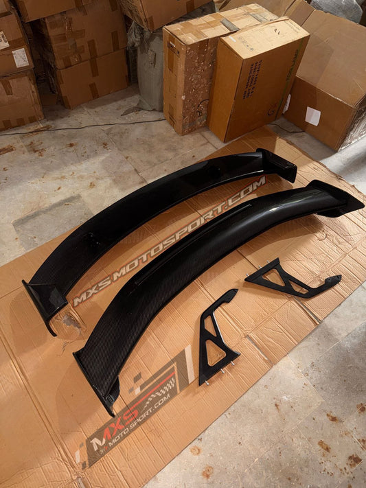 MXS4434 ADRO Style Big Wing Spoiler (OG Dry Carbon Finish)