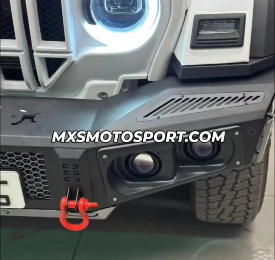 MXS4435 Stellar Series V3 – Premium Heavy-Duty Metal Bumper for Mahindra THAR & Thar ROXX