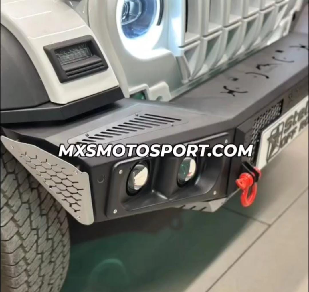 MXS4435 Stellar Series V3 – Premium Heavy-Duty Metal Bumper for Mahindra THAR & Thar ROXX