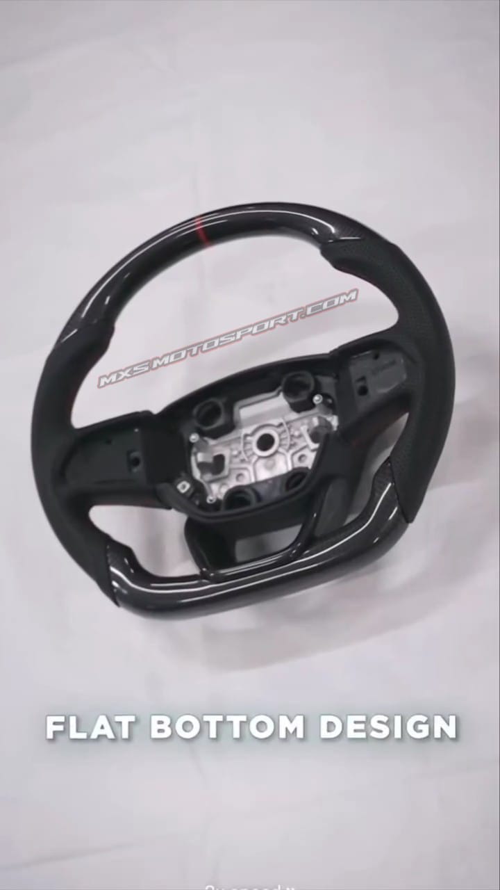 MXS4439 Premium Carbon Fiber Steering Wheel for Mahindra Scorpio N