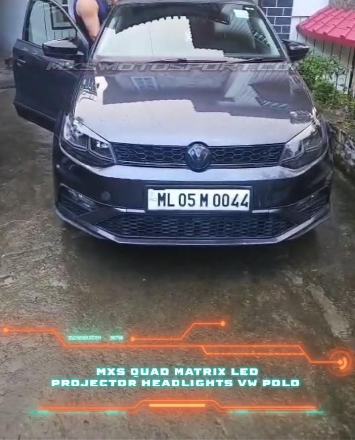 MXS4444 GOLF GTI-Style LED Headlights for Volkswagen Polo (Premium Series Matrix Black Edition)