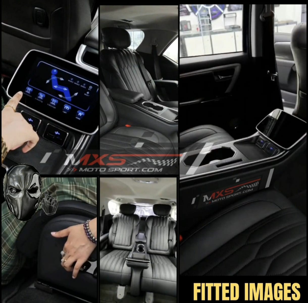 MXS4464 MXS Premium Recliner Seats for Toyota Fortuner with Digital Screen Center Armrest & Advanced Features