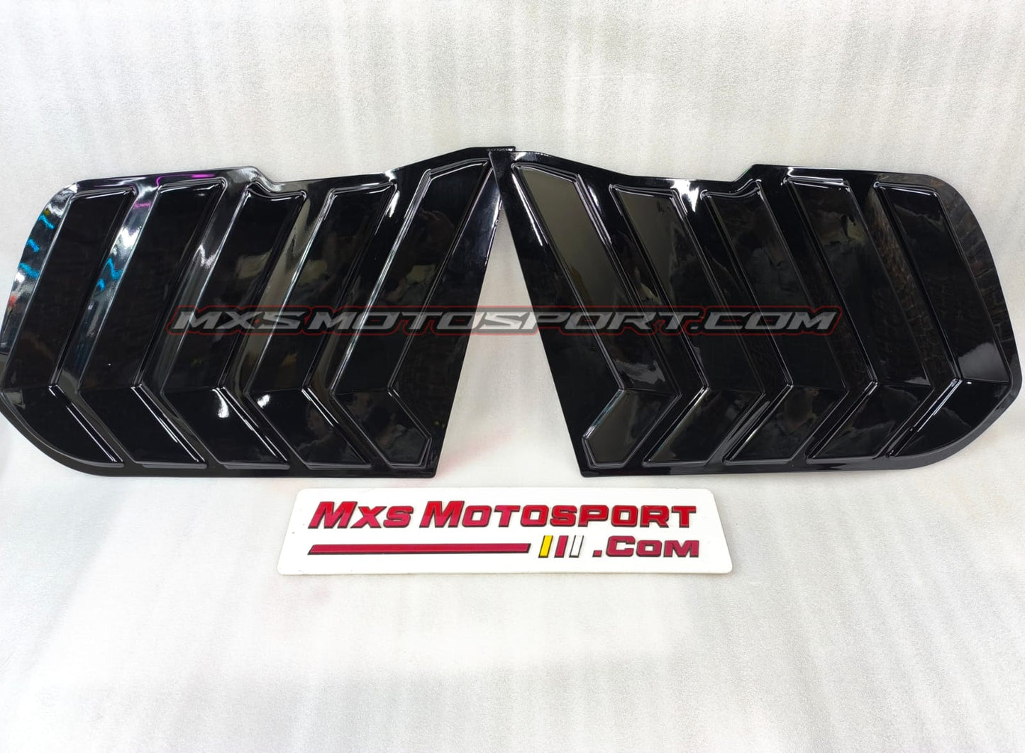 MXS4508 Glossy Black Window Louvers for Mahindra Scorpio-N