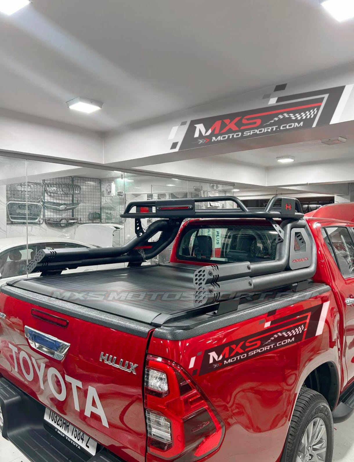 MXS4523 HAMER Roll Bar with Lunar Carrier for Toyota Hilux | Adventure & Utility Off-Road Upgrade