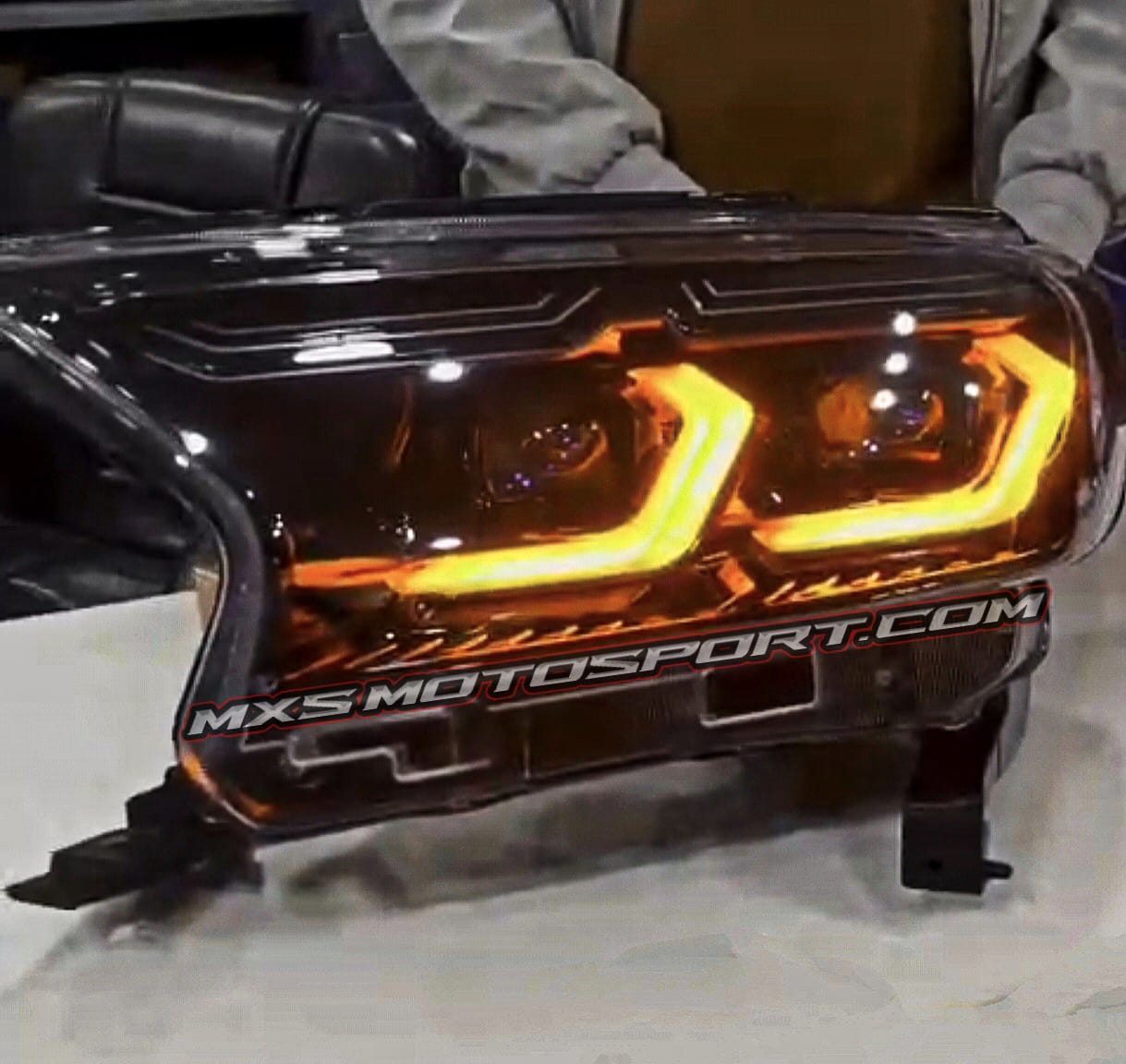 MXS4582 Ford Endeavour Quad LED LENS Projector Headlights BMW Inspired