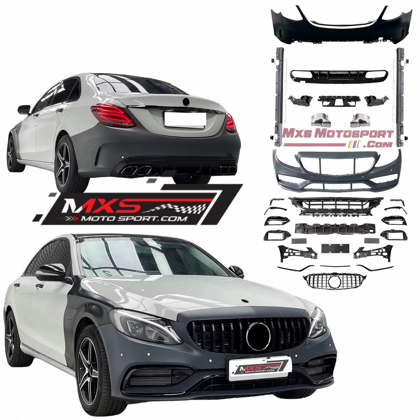 MXS4747 MERCEDES W205 C-CLASS TO C63 AMG CONVERSION KIT