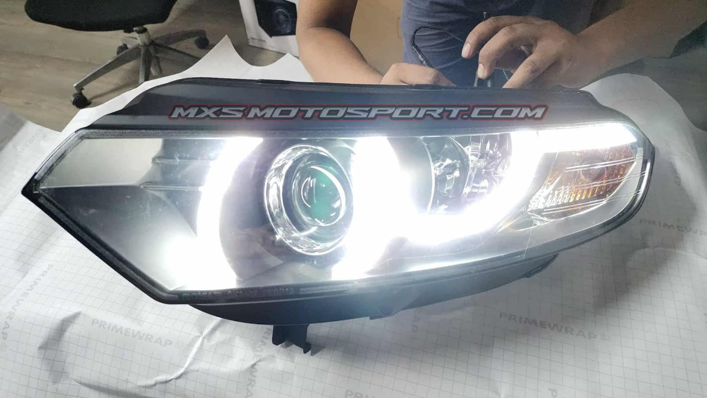 MXSHL159 Ford EcoSport Projector Headlights Evoque Style Day Time lights