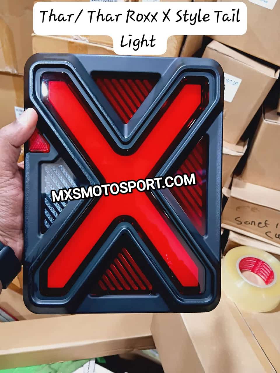 MXS4333 LED Tail Lights for Mahindra Thar / Thar Roxx 2024 X Style