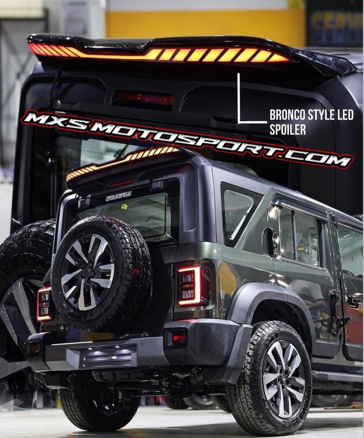 MXS4388 Bronco-Style LED Roof Spoiler For Mahindra Thar Roxx ! Thar