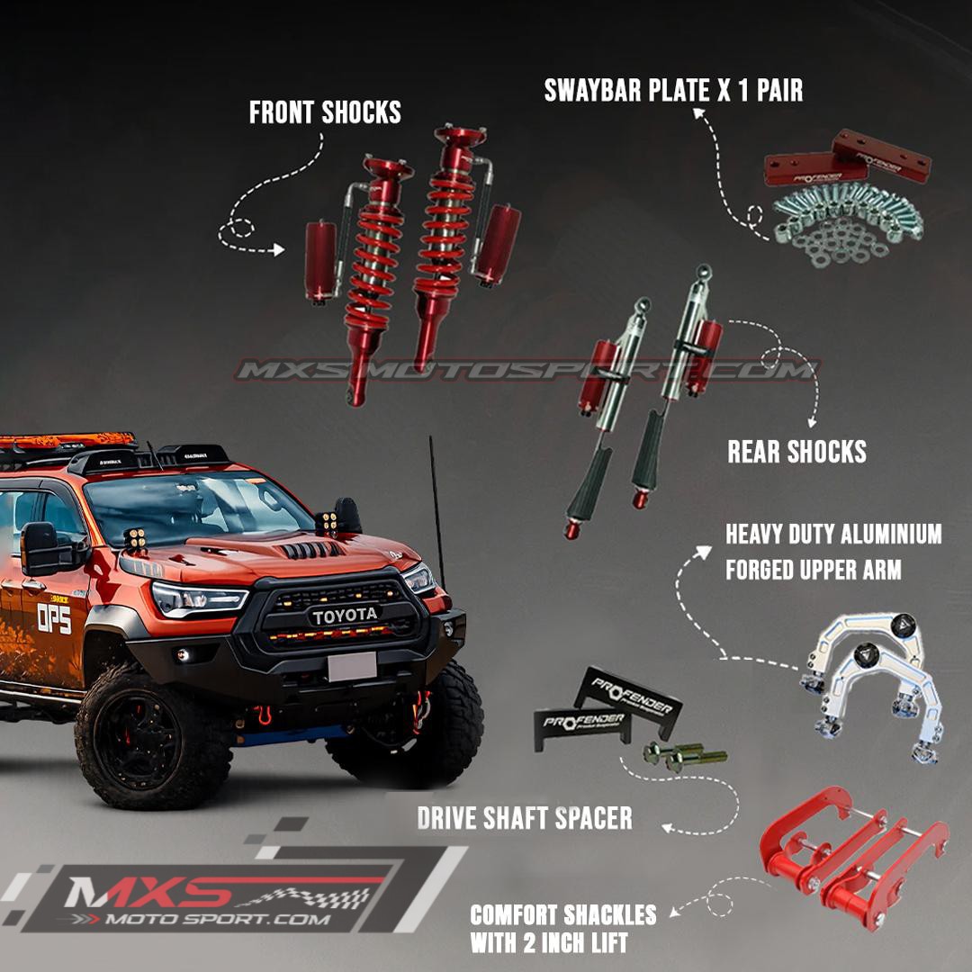 MXS4646 Profender Extreme Lift Kit For Toyota Hilux | Advanced Performance Package