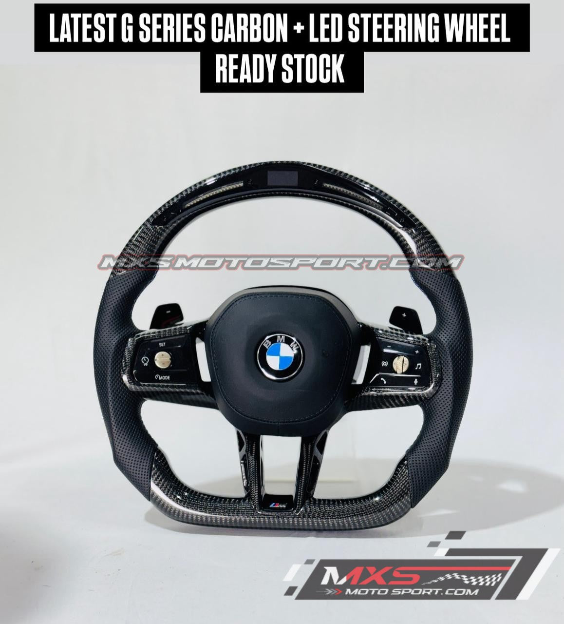 MXS4694 G-Series Carbon LED Performance Steering Wheel