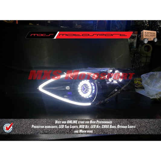 MXSHL167 Projector Headlights Hyundai i20 with audi style DRL