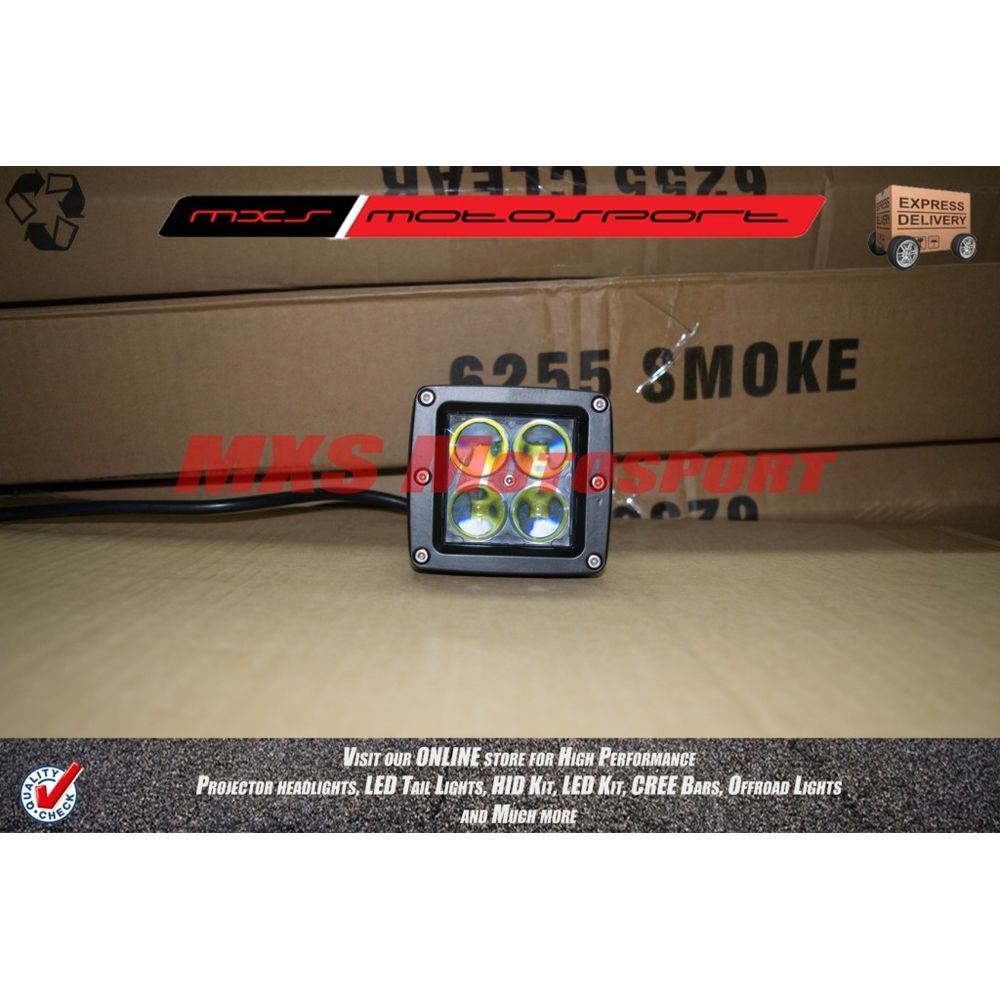 MXSORL33 High Performance 4D CREE LED Light Bar Car and Bike and SUV (Pair)