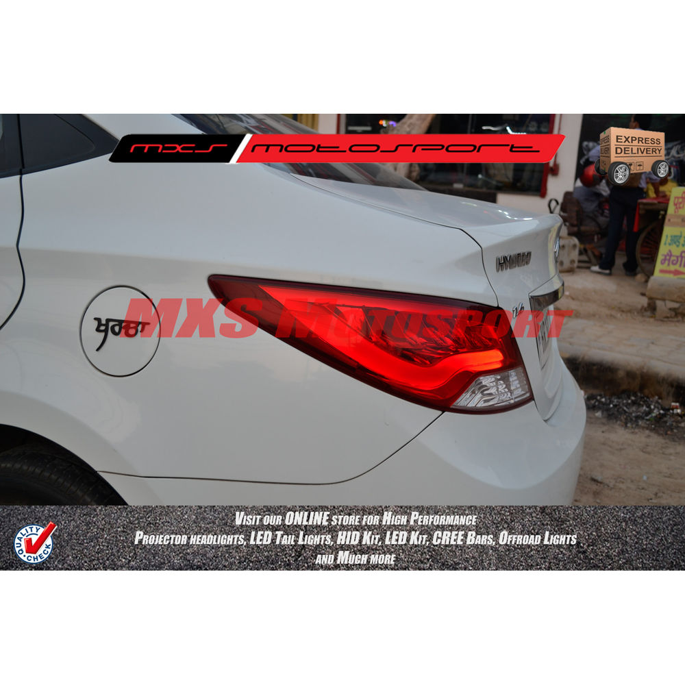 MXSTL59 Led Tail Lights Hyundai Verna Fluidic
