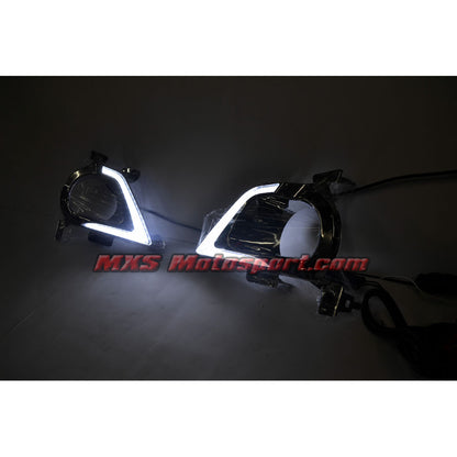 MXS2383 LED Fog Lamps Day Time Running Lights Toyota Innova Crysta