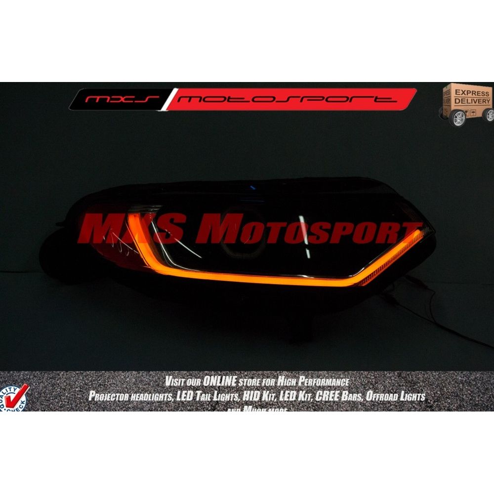 MXSHL180 Projector Headlights with audi Style DRL's Ford Ecosport