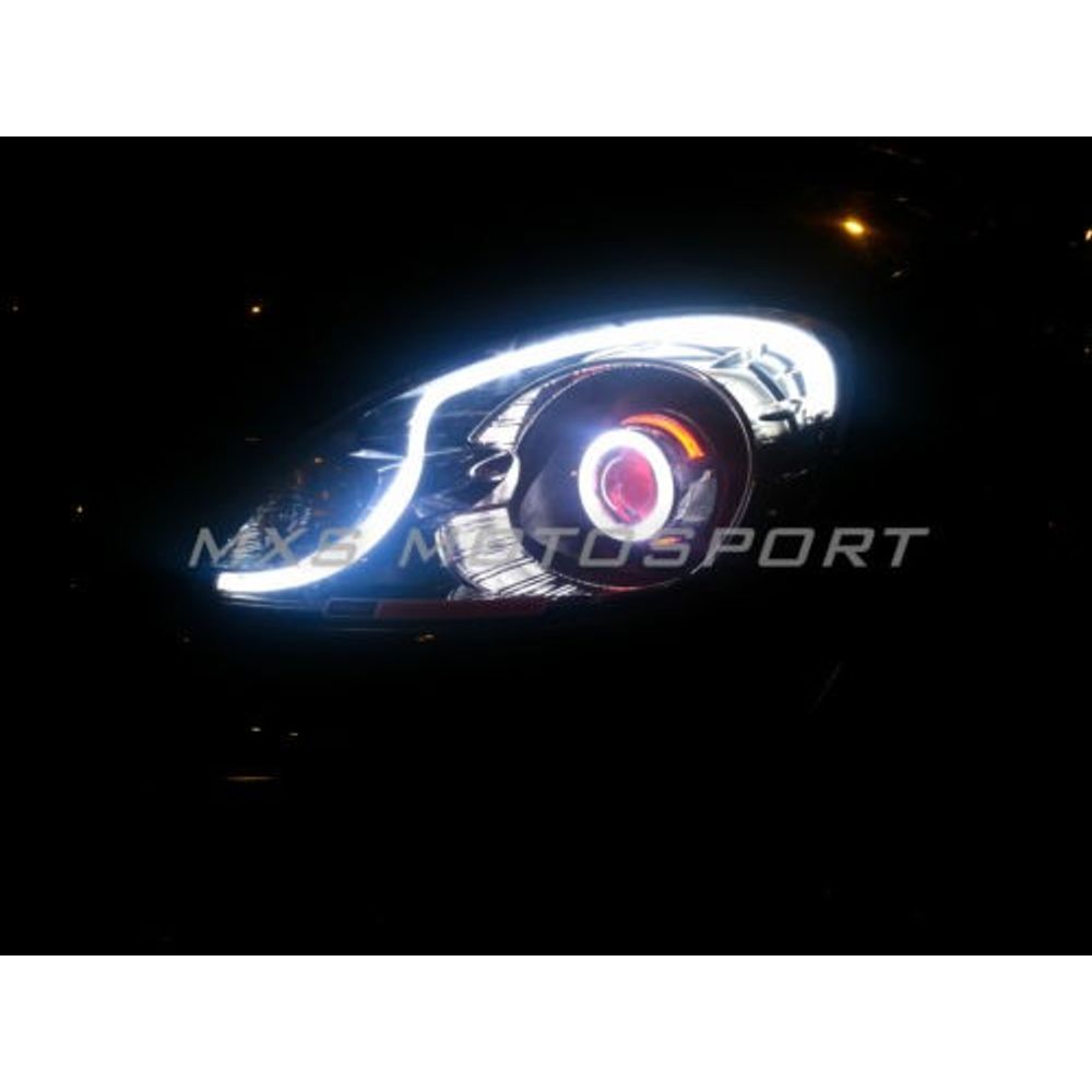 MXS1899 Audi-Style White-Amber DRL Daytime Running Light for Honda Amaze