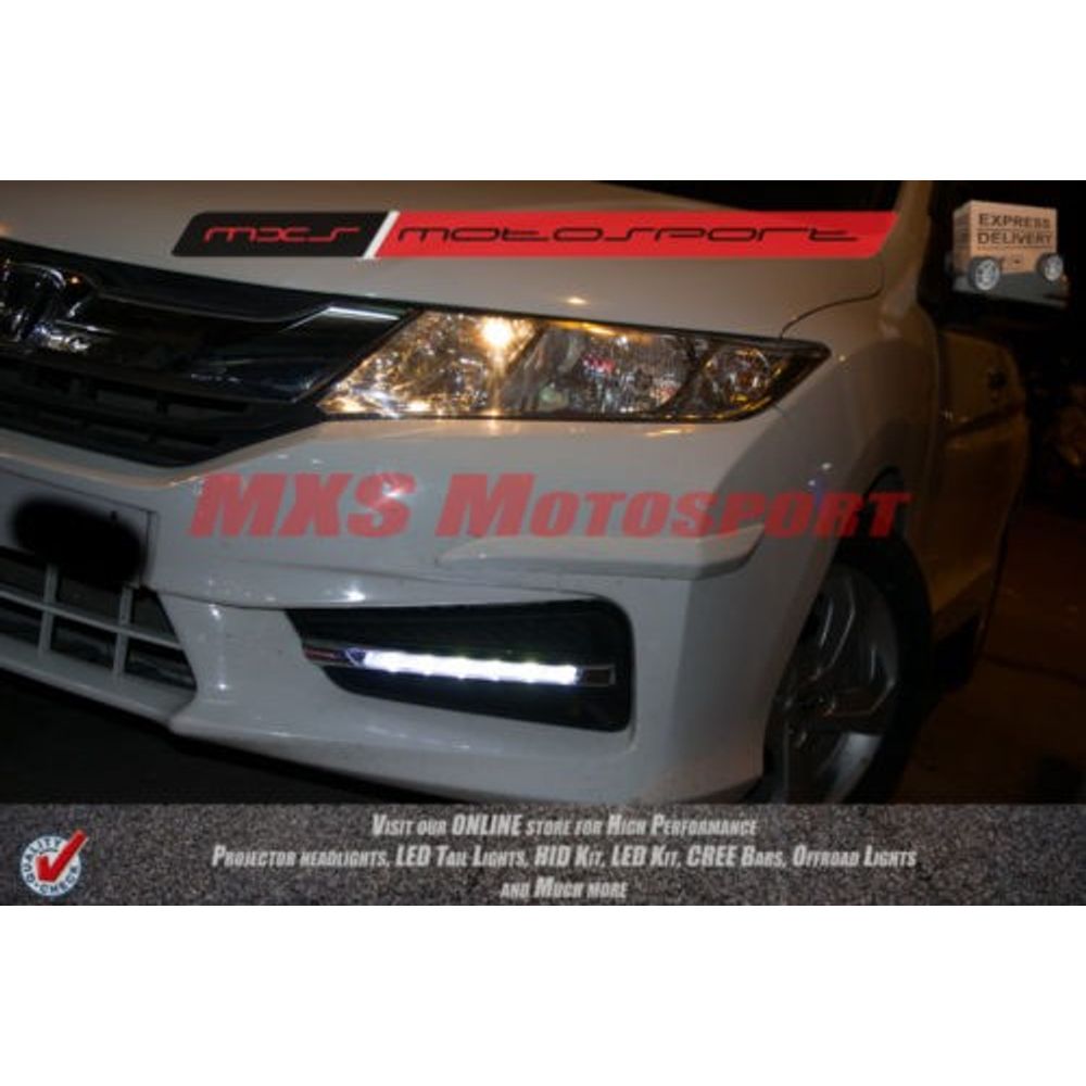 MXS1916 LED Fog Lamps Day Time running Light for - Honda City i-Dtec