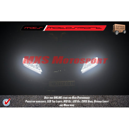 MXS2233 Audi-Style White-Amber DRL Daytime Running Light for Honda City Idtec