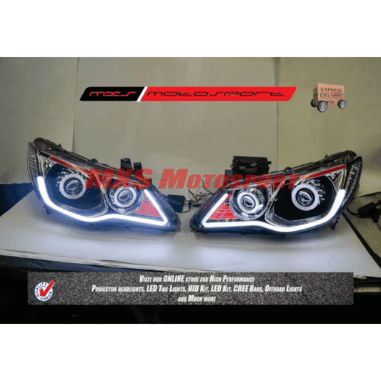 MXSHL271 Dual Projector Headlights Honda Civic Matrix Style