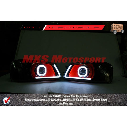 MXSHL23 Square Projector Headlight With DRL System Hyundai Accent