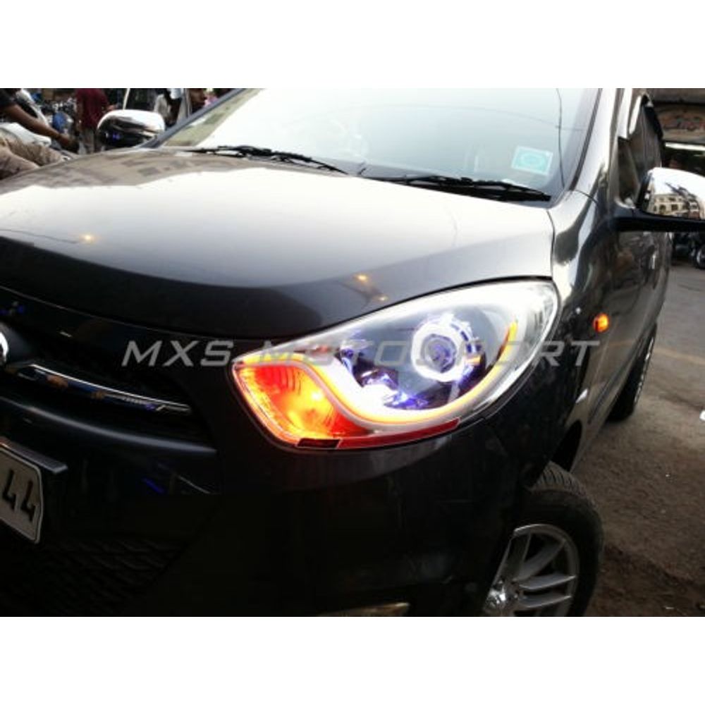 MXS1903 Audi-Style White-Amber DRL Daytime Running Light for Hyundai I10