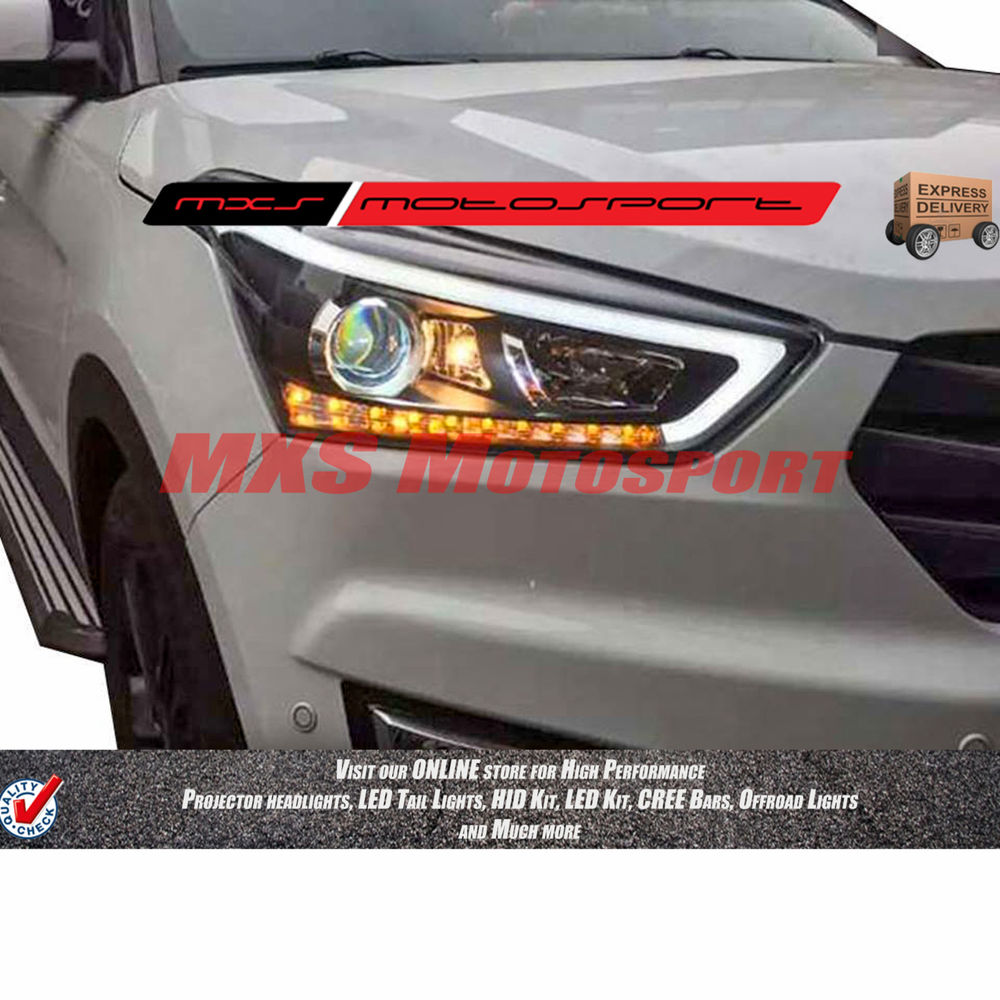 MXSHL375 Projector Headlights Hyundai Creta with DRL's & Matrix Mode